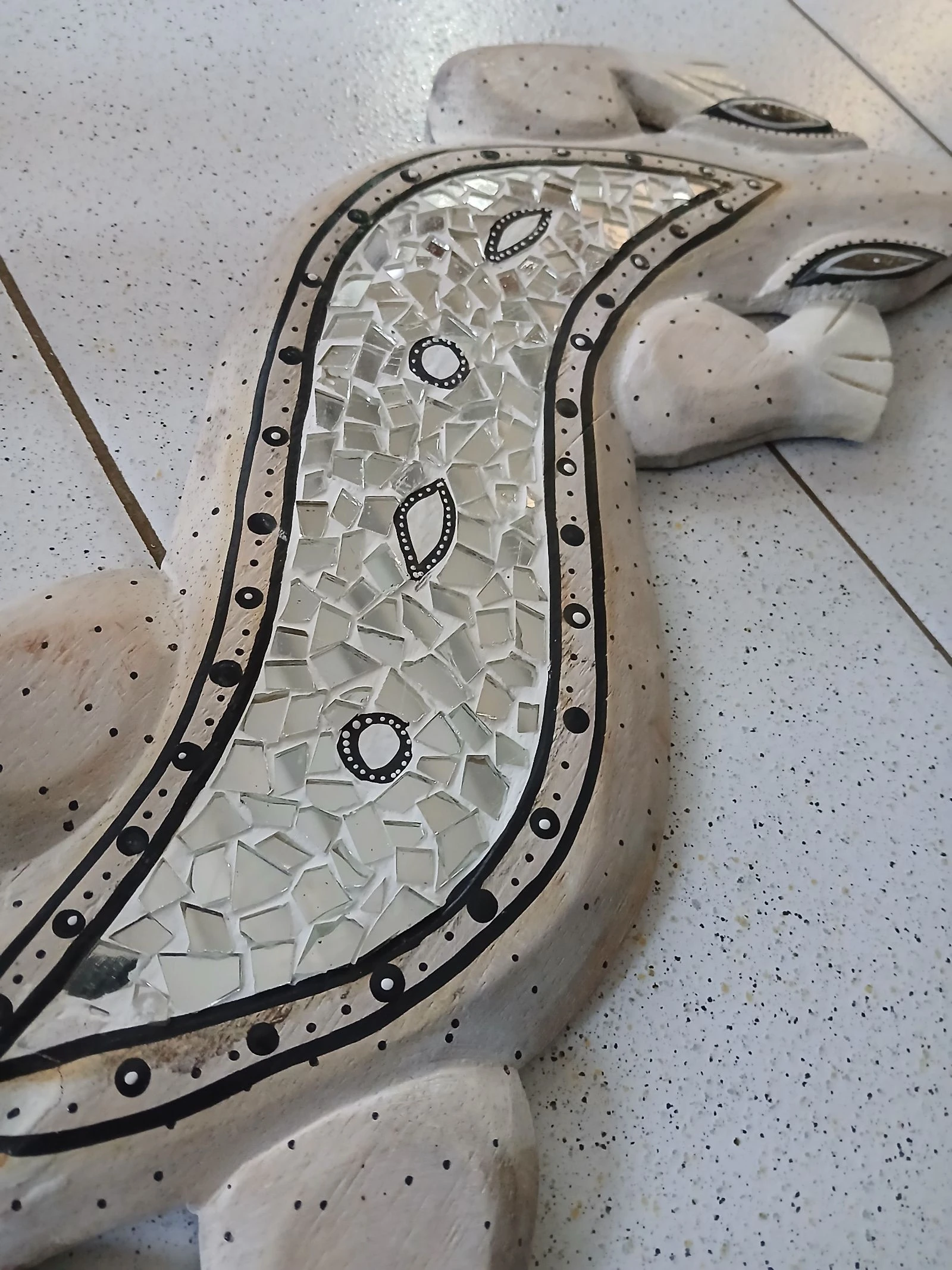 Mooi Witte Salamander Bali Deco-stijl – photo 7